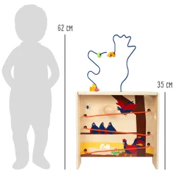 - Houten Activiteitenkubus met Motoriekspiraal Boerderij><noscript><img width=