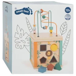 - Houten Activiteitenkubus en Motoriekspiraal Safari>Small Foot
