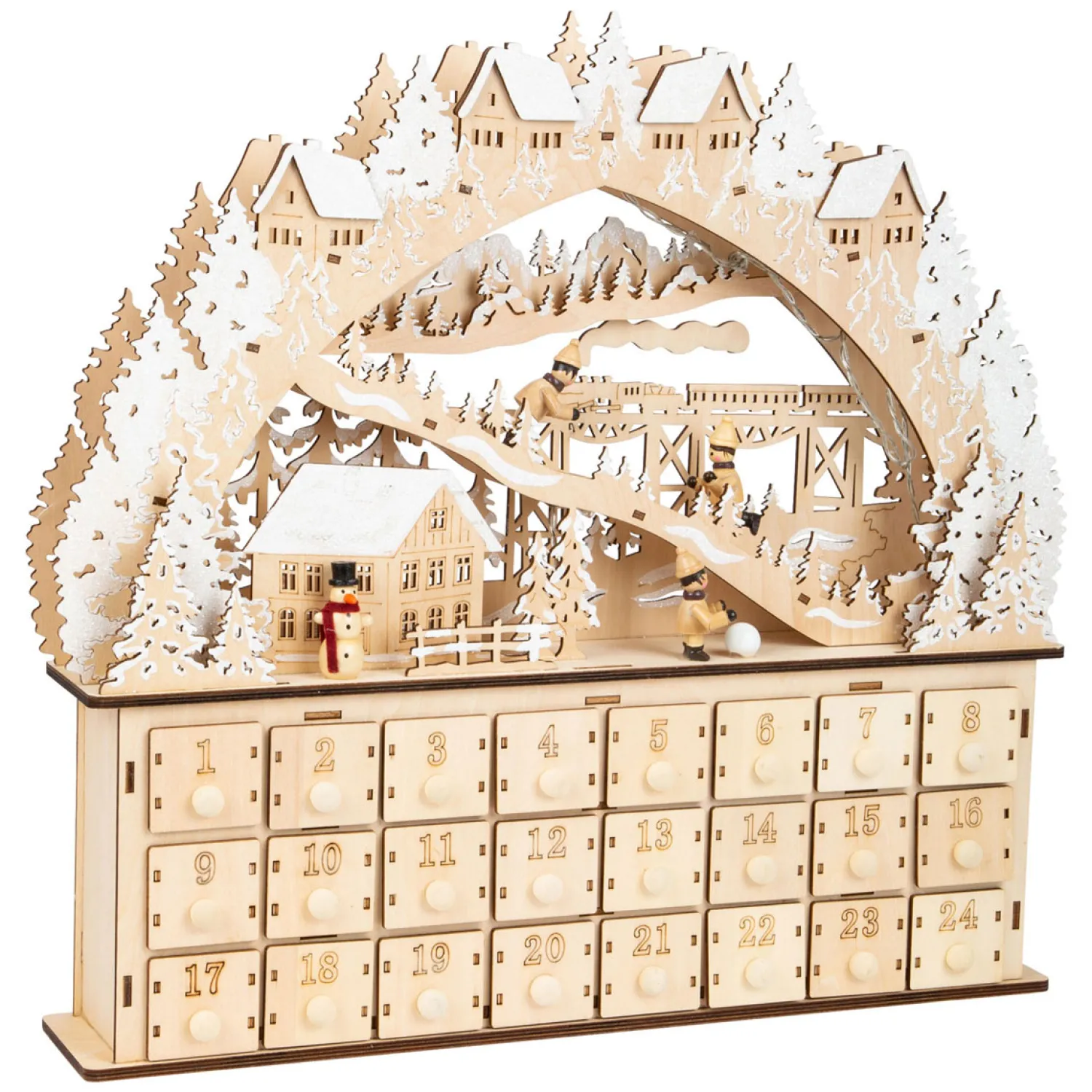 Small Foot - Houten Adventskalender Ski Sale