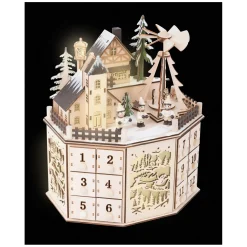 Small Foot - Houten Adventskalender Kerst Landschap Clearance