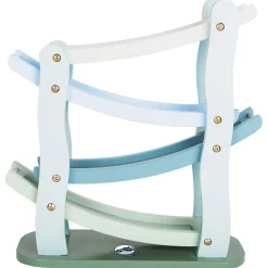 - Houten Autobaan Blauw met 4 Auto's-Small Foot Online