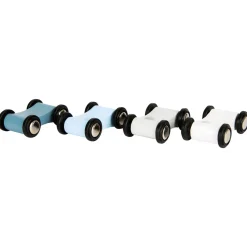 - Houten Autobaan Blauw met 4 Auto's-Small Foot Online