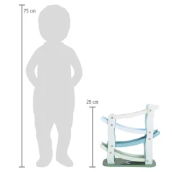 - Houten Autobaan Blauw met 4 Auto's-Small Foot Online