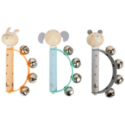 - Houten Baby Tamboerijn Dier Pastel-Small Foot