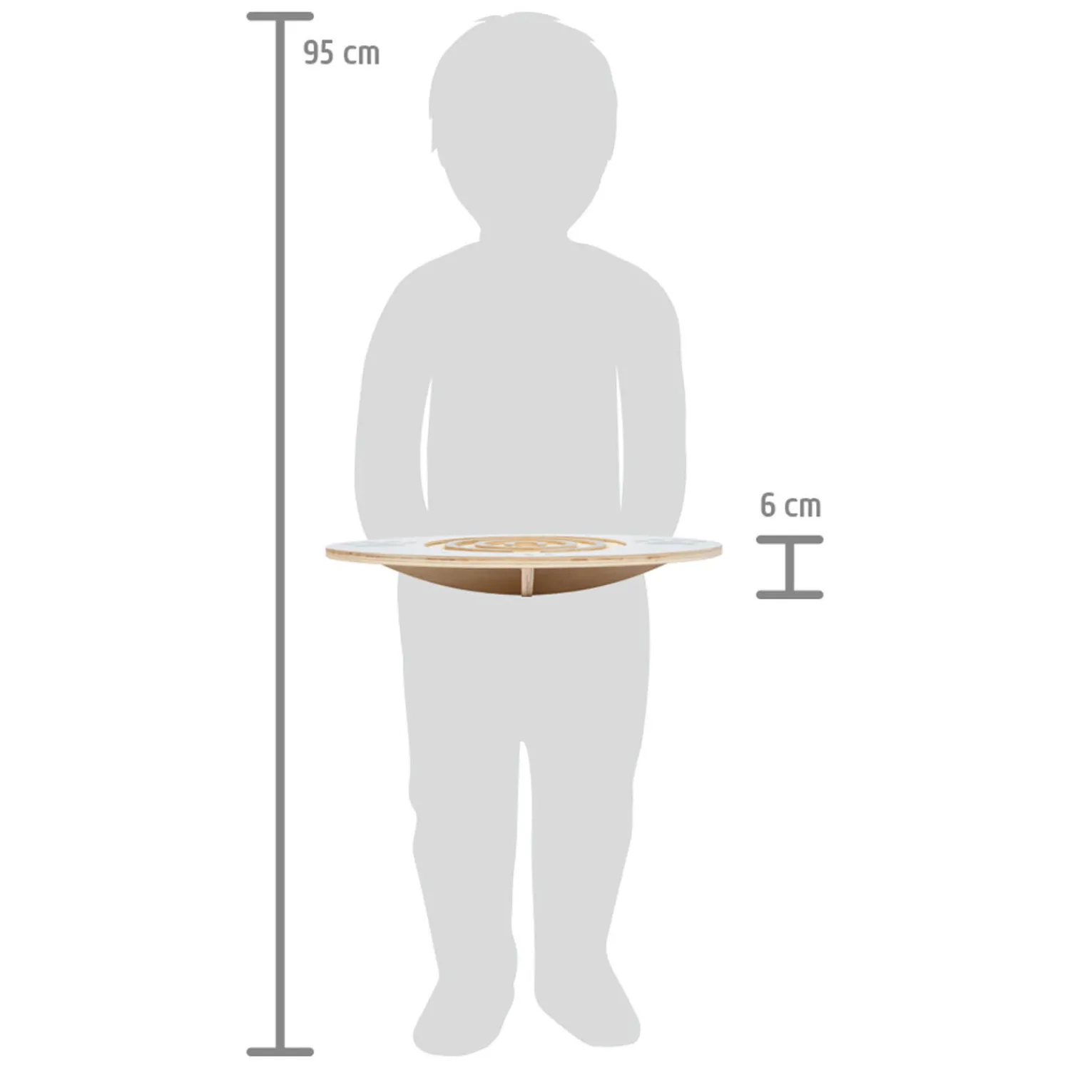 Small Foot - Houten Balansbord Sky Paw, 3dlg.- Clearance