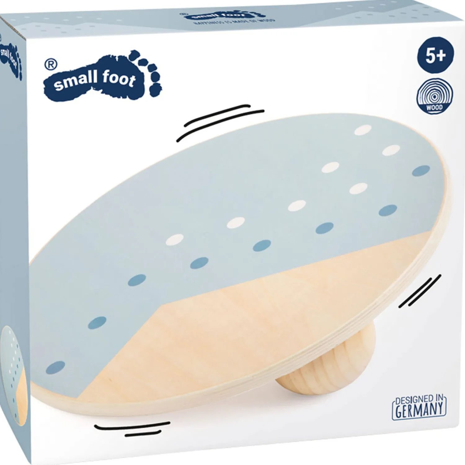 Small Foot - Houten Balansbord Blauw Outlet