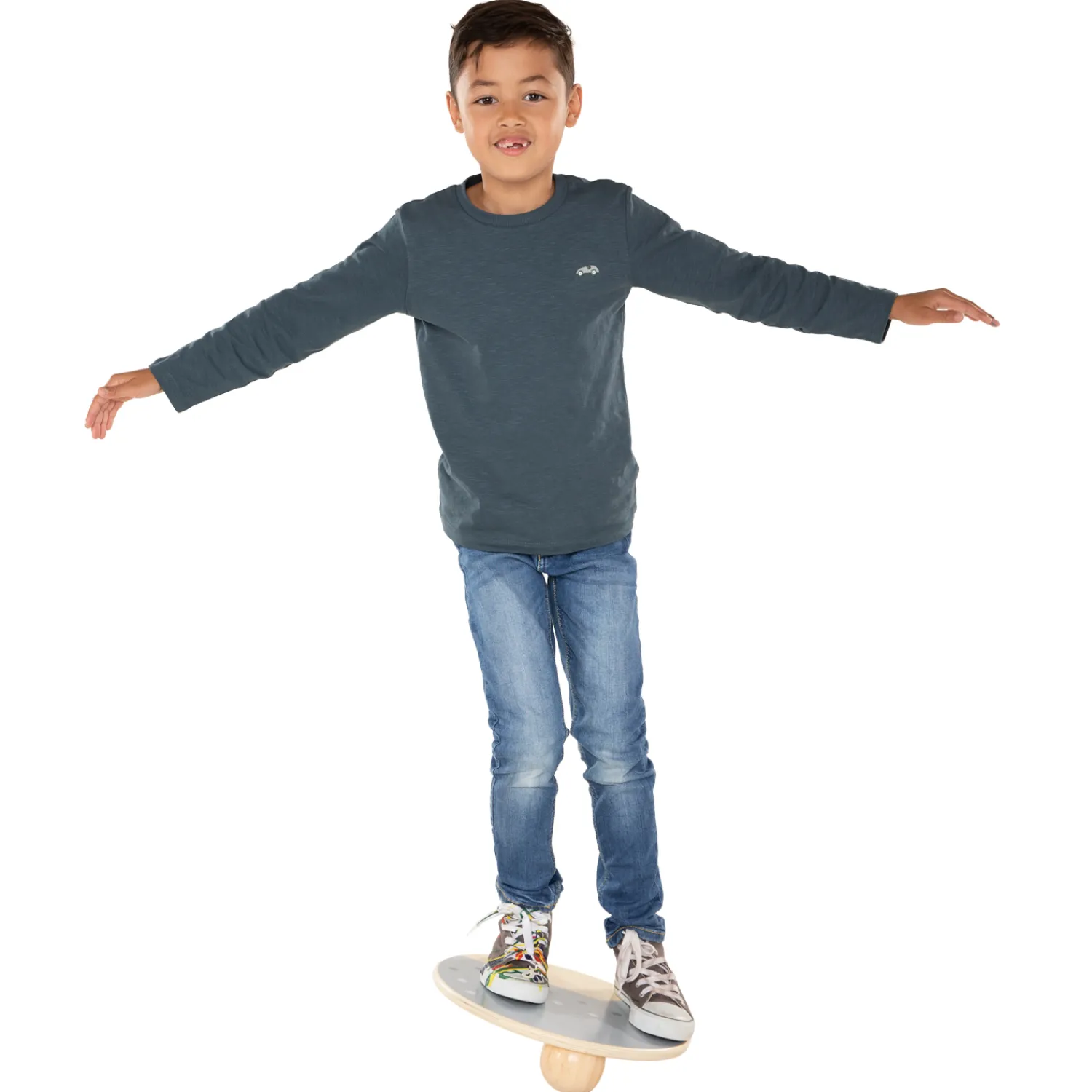 Small Foot - Houten Balansbord Blauw Outlet