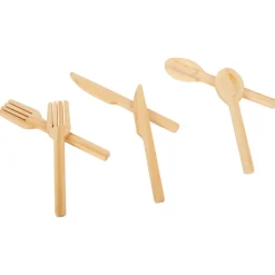  -  Houten Bestekset met Placemats, 18dlg.><noscript><img width=