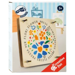 - Houten Bloemenpers, 18x18cm-Small Foot Sale