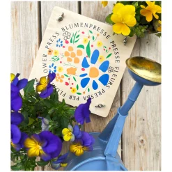 - Houten Bloemenpers, 18x18cm-Small Foot Sale