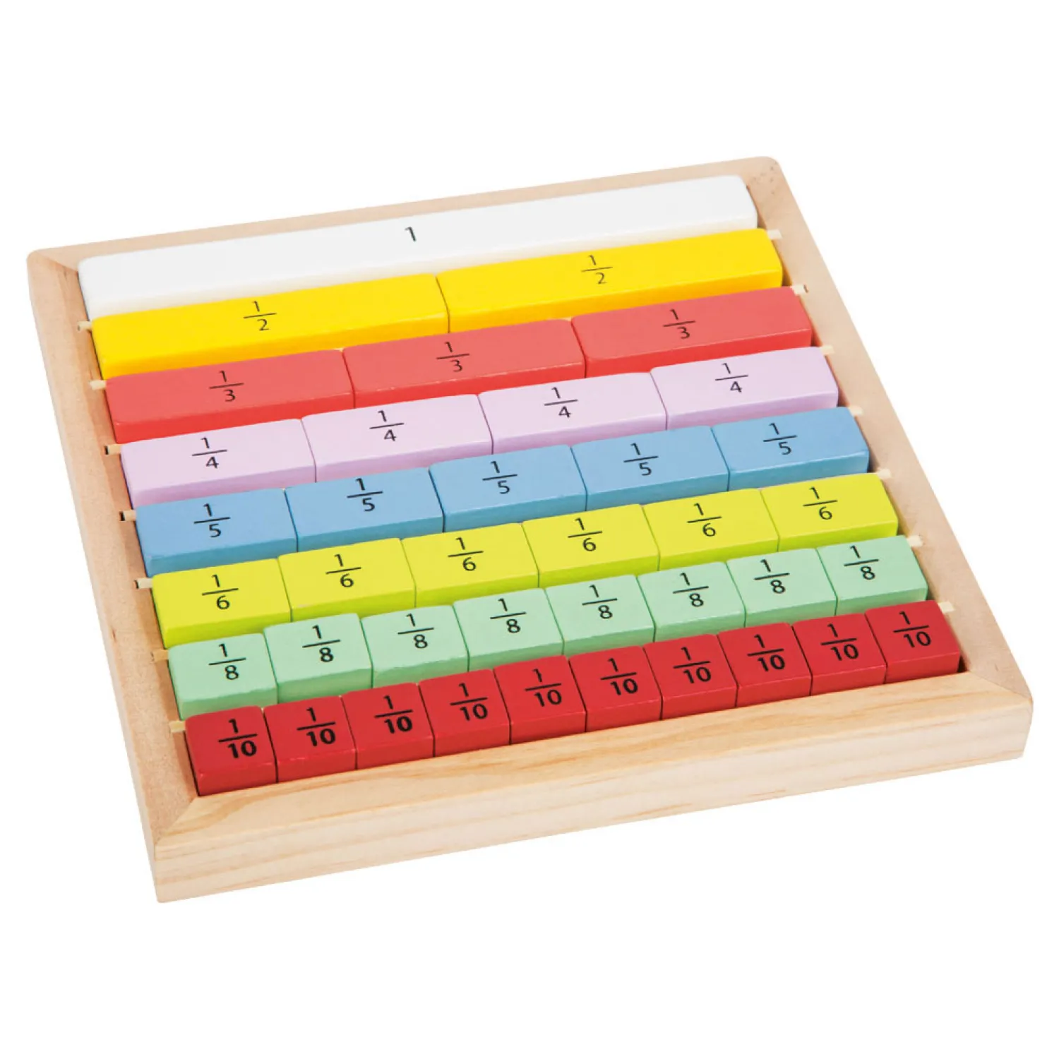 - Houten Blokjes met Breuken-Small Foot New