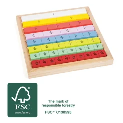 - Houten Blokjes met Breuken-Small Foot New