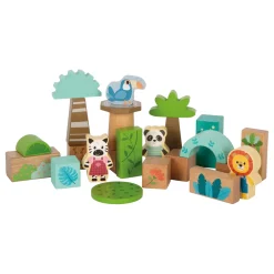 - Houten Bouwblokken Jungle Friends FSC - 50dlg.-Small Foot