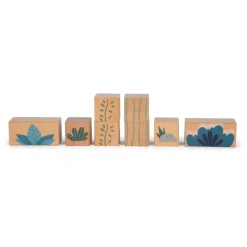 - Houten Bouwblokken Dino, 50dlg.-Small Foot Outlet