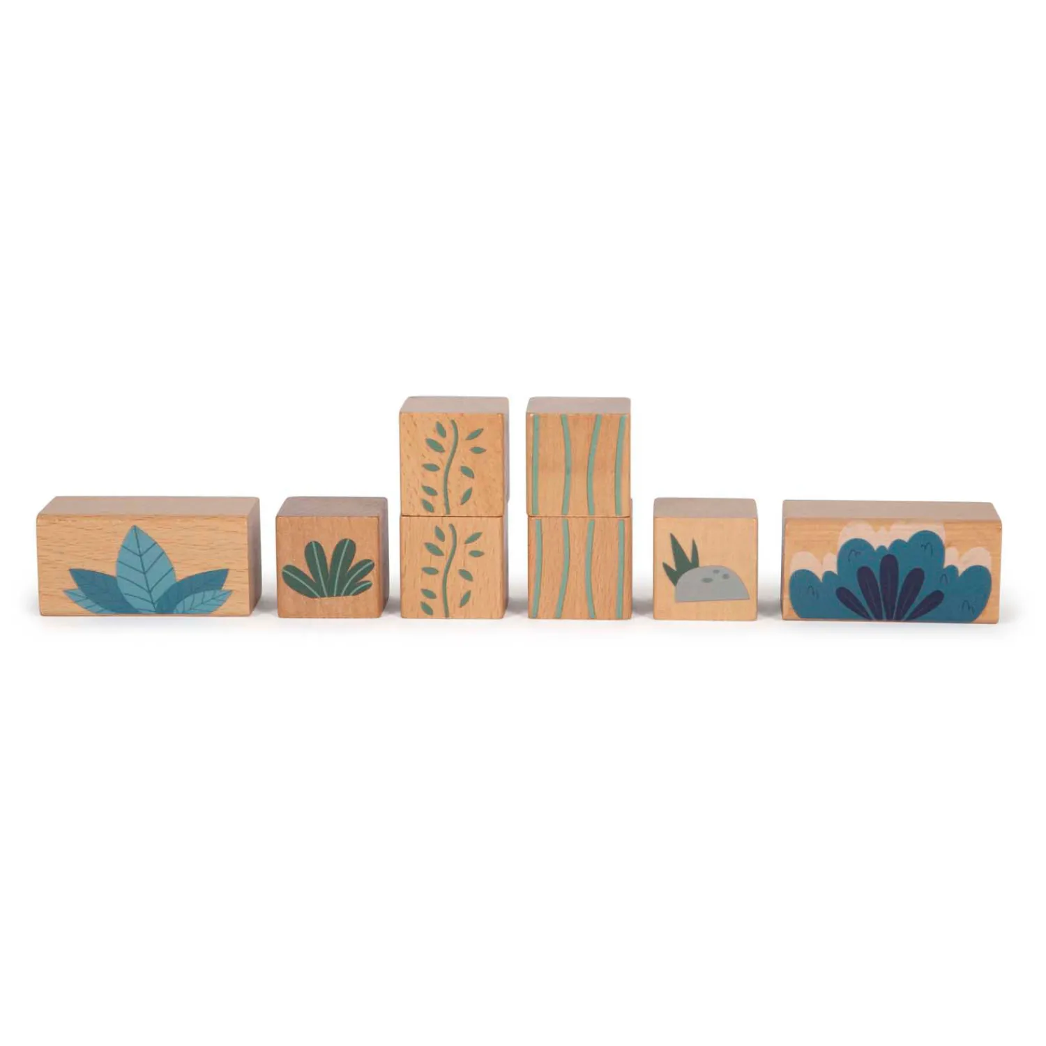 - Houten Bouwblokken Dino, 50dlg.-Small Foot Outlet