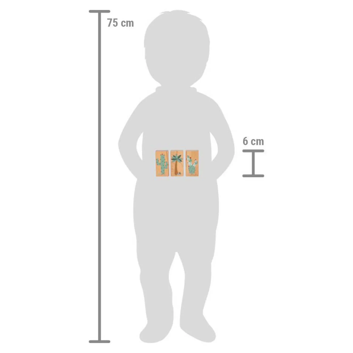 - Houten Bouwblokken Dino, 50dlg.-Small Foot Outlet