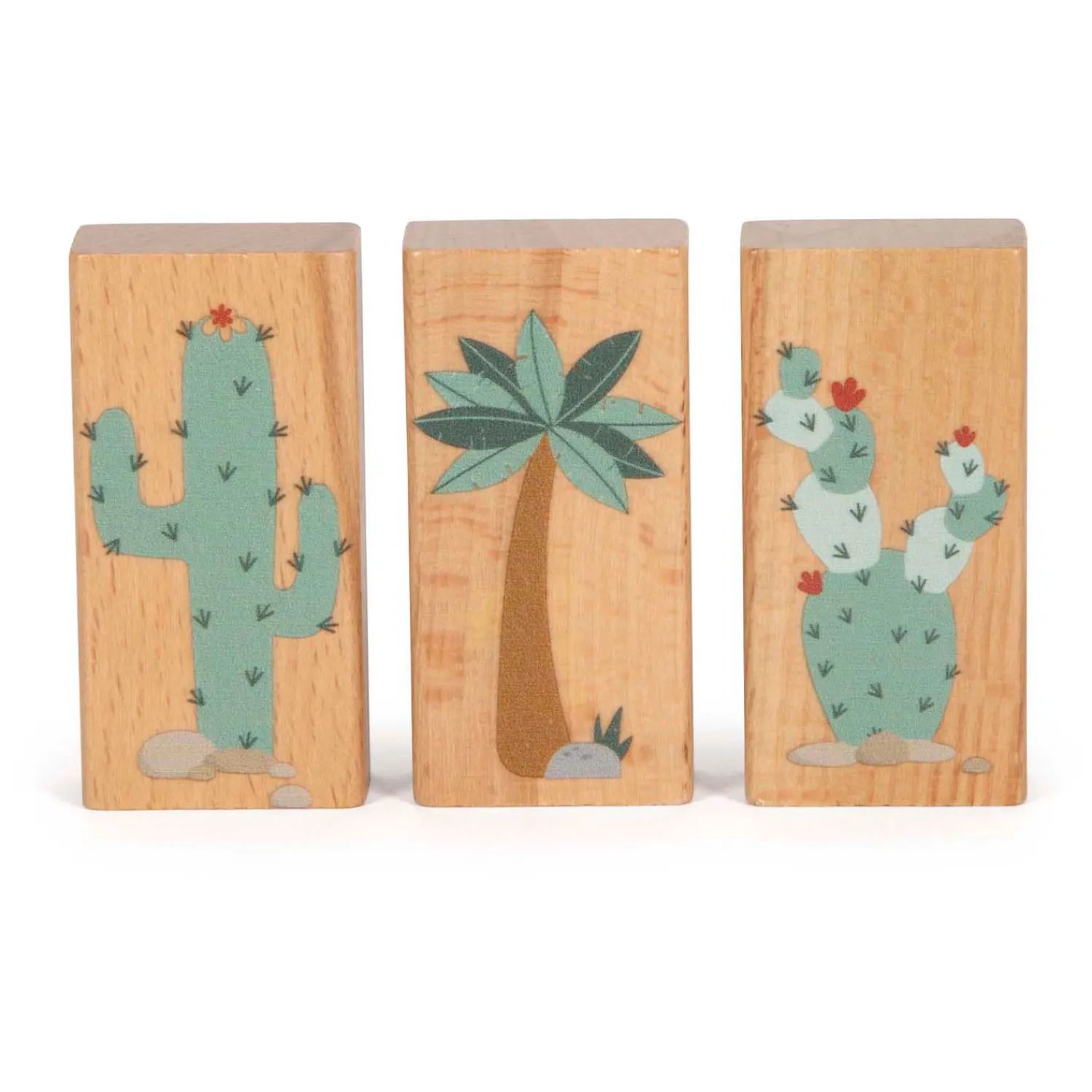 - Houten Bouwblokken Dino, 50dlg.-Small Foot Outlet