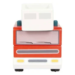 Small Foot - Houten Brandweerwagen met Roterende Ladder Hot