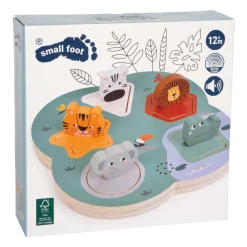 - Houten 3D Dierengeluiden Puzzel Safari-Small Foot Discount