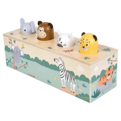 - Houten Dansende Dieren met Geluiden Safari FSC><noscript><img width=