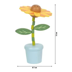 - Houten Dansende Bloemenfiguren - 10st.-Small Foot Clearance