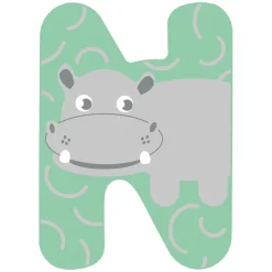 - Houten Dieren Kinderletter - N-Small Foot Clearance