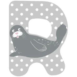 - Houten Dieren Kinderletter - R-Small Foot Best