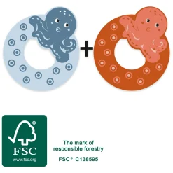 Small Foot - Houten Dieren Kinderletter - O Best