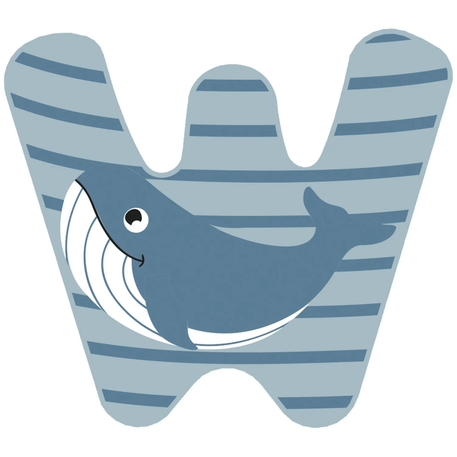 - Houten Dieren Kinderletter - W-Small Foot Outlet