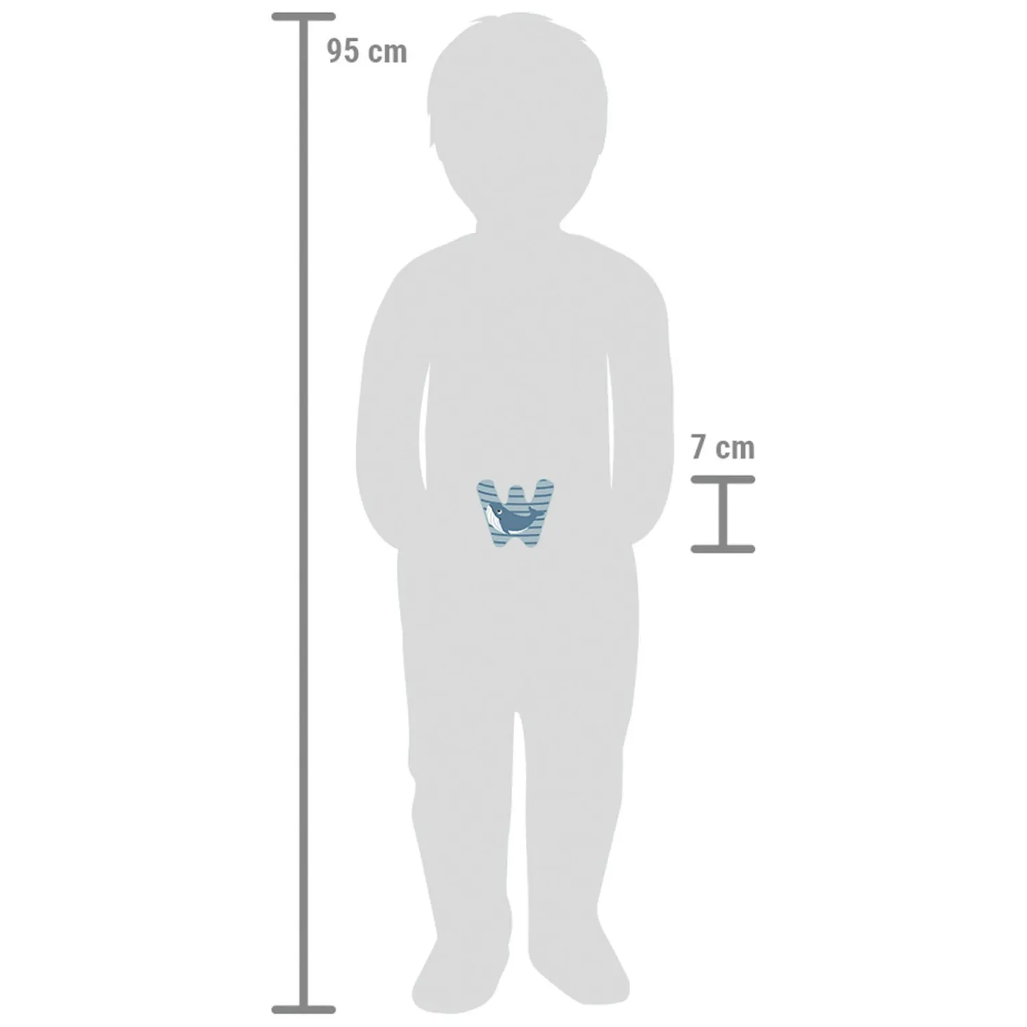 - Houten Dieren Kinderletter - W-Small Foot Outlet