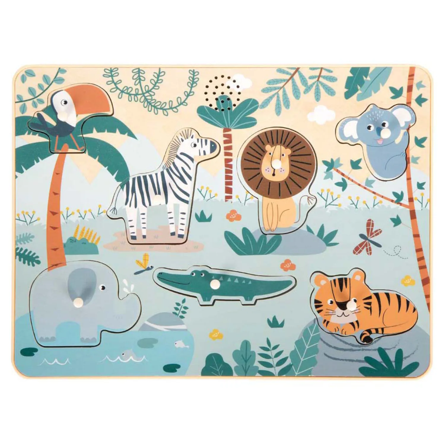 - Houten Dierengeluiden Puzzel Safari>Small Foot Sale