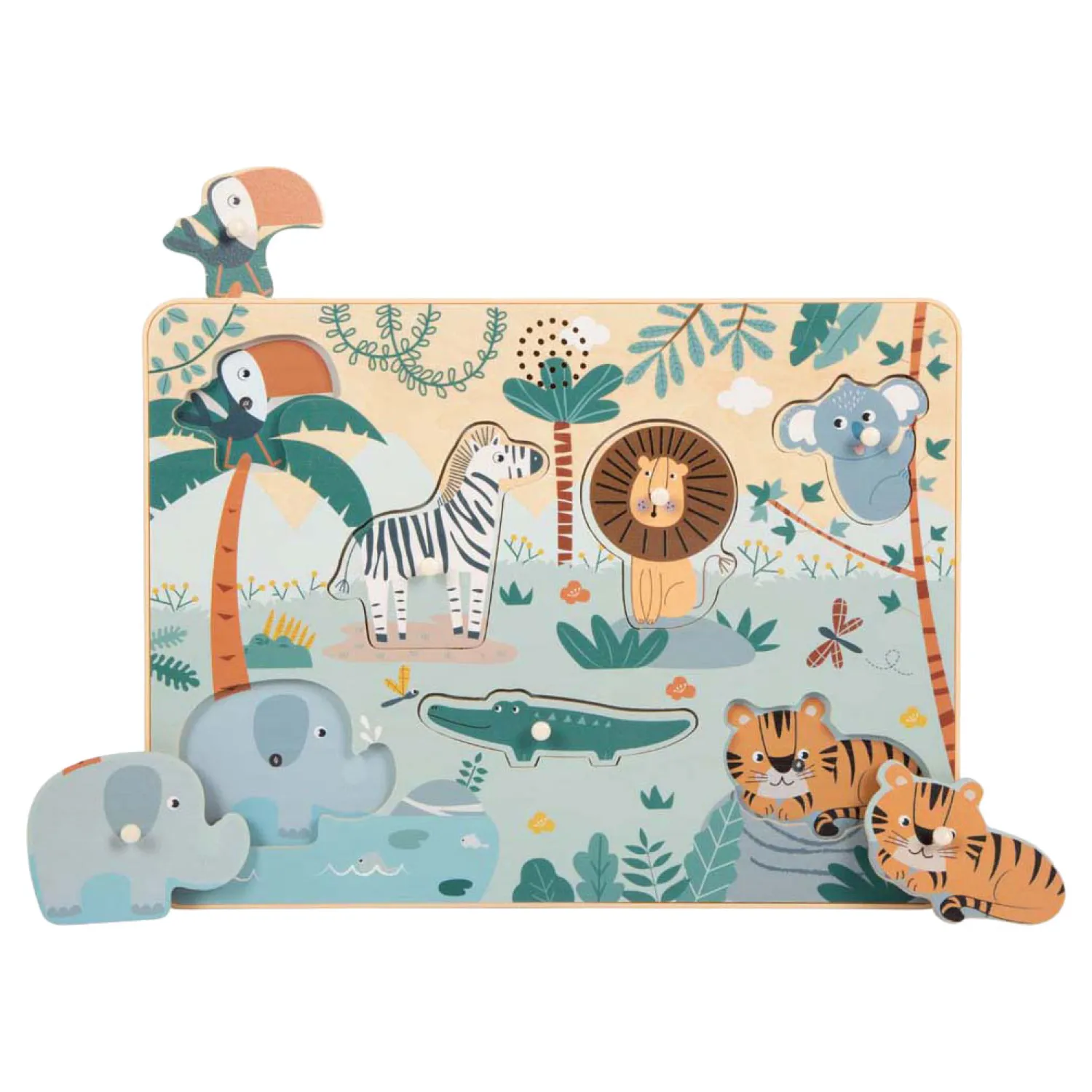 - Houten Dierengeluiden Puzzel Safari>Small Foot Sale