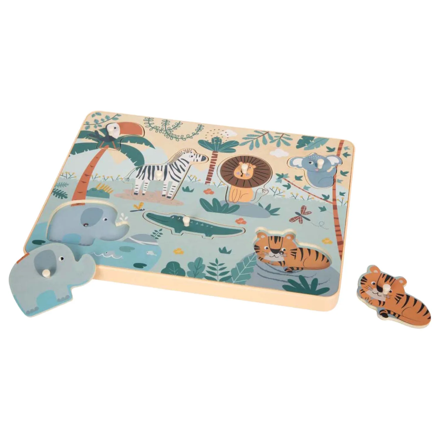 - Houten Dierengeluiden Puzzel Safari>Small Foot Sale