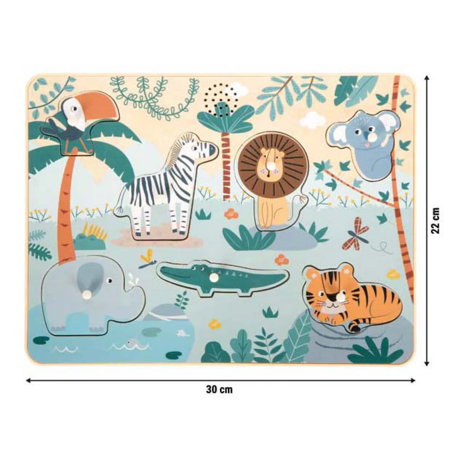 - Houten Dierengeluiden Puzzel Safari>Small Foot Sale