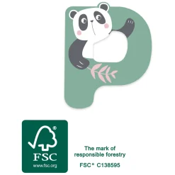 - Houten Dieren Kinderletter - P>Small Foot Hot