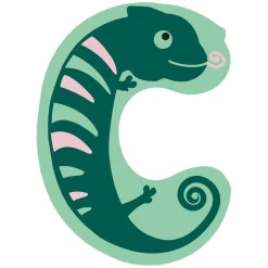 - Houten Dieren Kinderletter - C-Small Foot Best