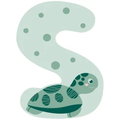 - Houten Dieren Kinderletter - S-Small Foot Best