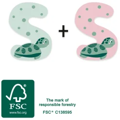 - Houten Dieren Kinderletter - S-Small Foot Best