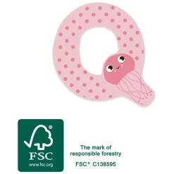 Small Foot - Houten Dieren Kinderletter - Q Clearance