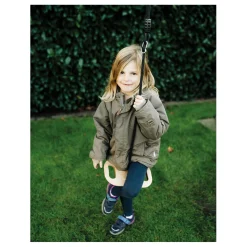 - Houten Disc Schommel met Handgrepen Black Line-Small Foot