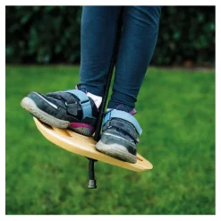 - Houten Disc Schommel met Handgrepen Black Line-Small Foot