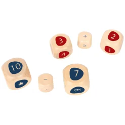  -  Houten Dobbelstenen met Rekensommen>Small Foot Outlet