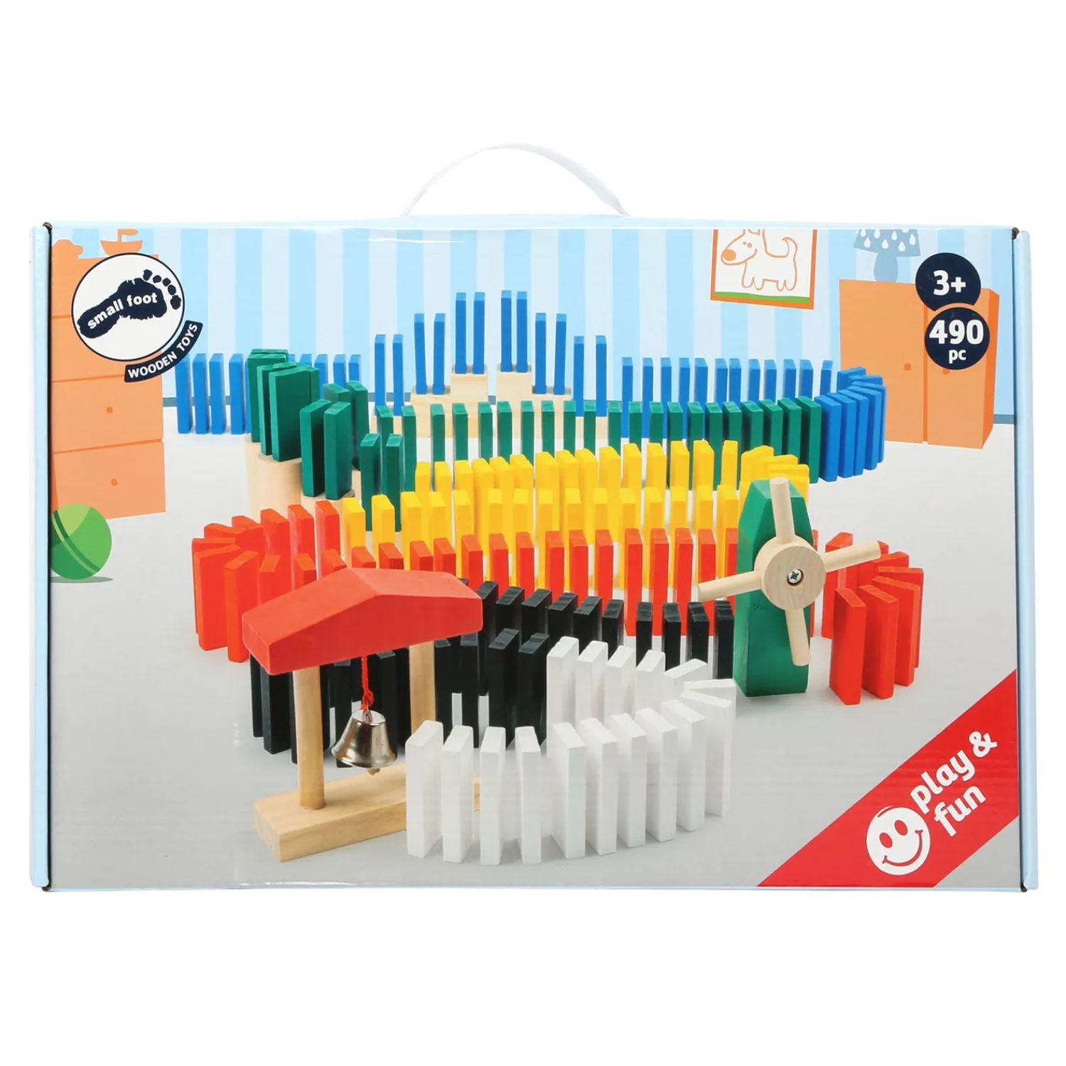 Small Foot - Houten Domino Rally, 490dlg. Discount