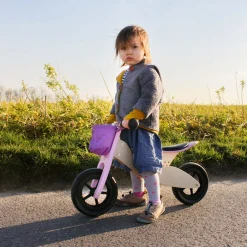 Small Foot - Houten Driewieler en Loopfiets 2in1 Maxi Roze Best