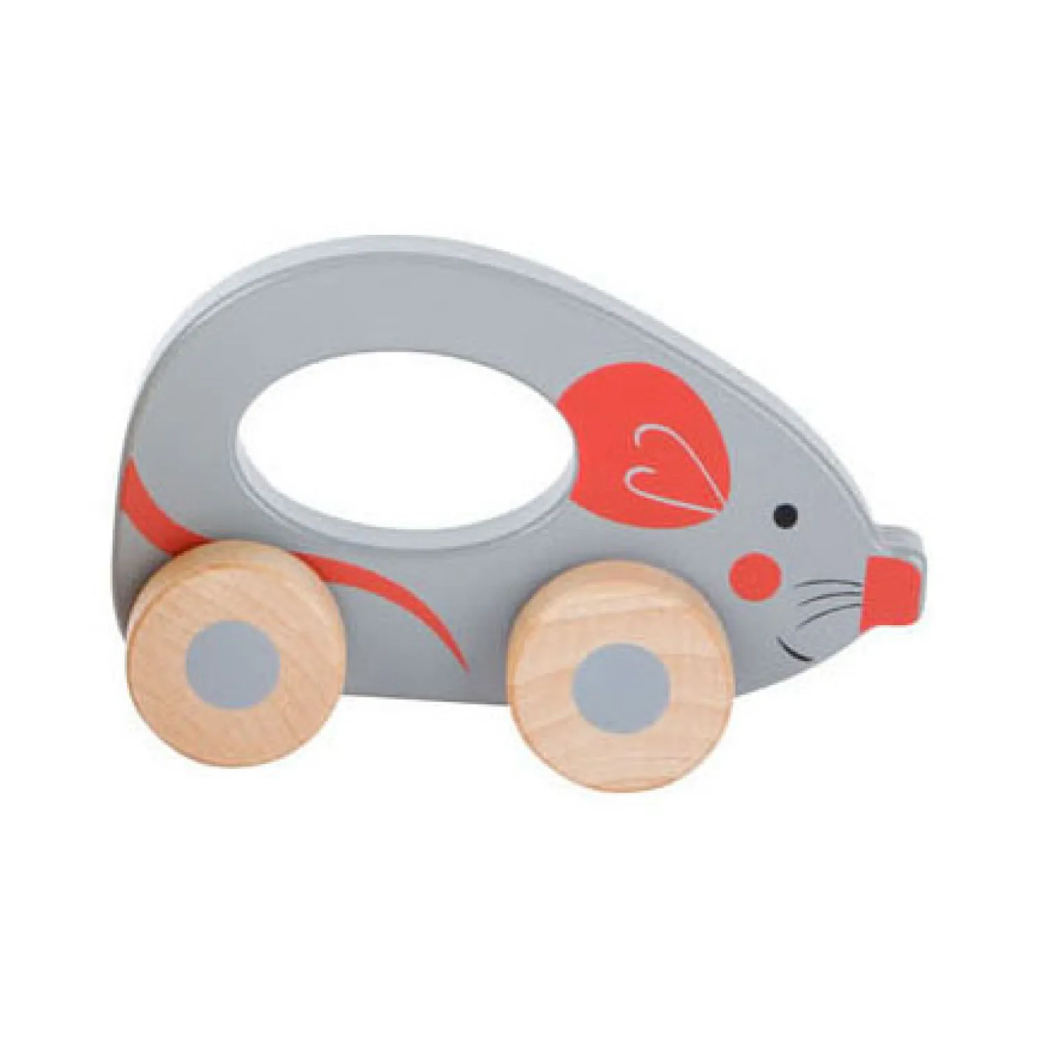 - Houten Duwfiguur Dier op Wielen-Small Foot Discount