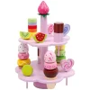 - Houten Etagere met Speeleten Snoep, 22dlg.-Small Foot Hot