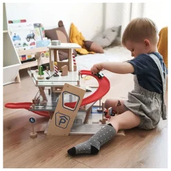 - Houten Garage met Wasstraat><noscript><img width=