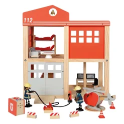 - Houten Grote Brandweerkazerne met Accessoires><noscript><img width=