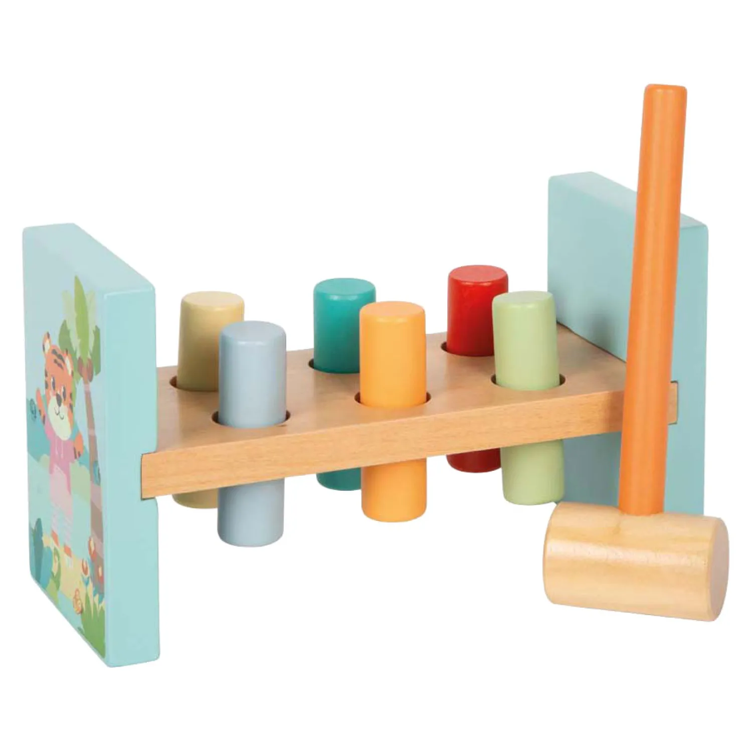 - Houten Hamerbank Jungle Friends FSC>Small Foot Hot