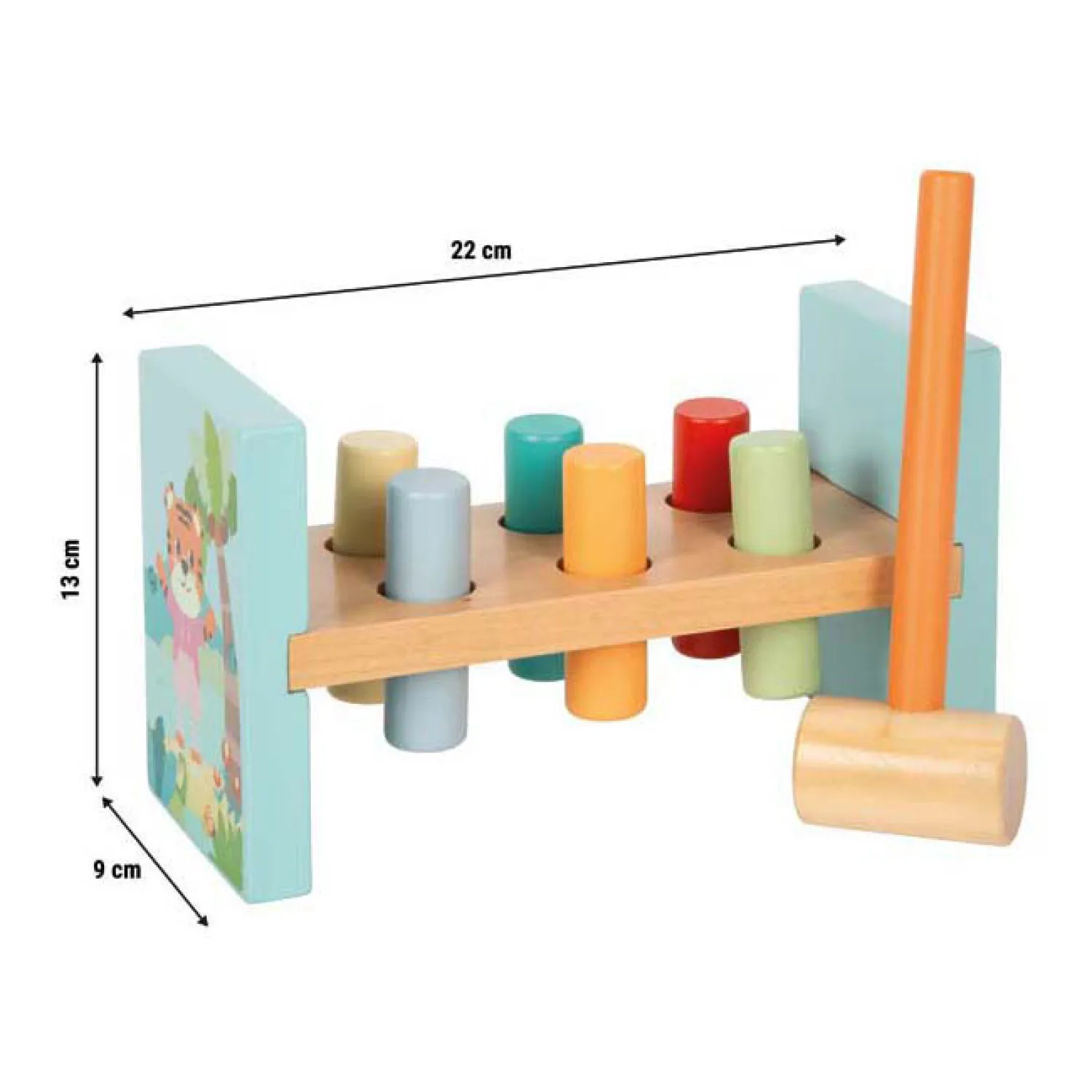 - Houten Hamerbank Jungle Friends FSC>Small Foot Hot